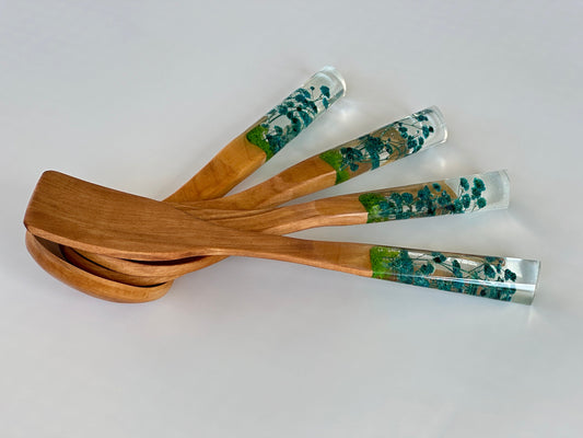 Gökyüzü Serisi 4 Parça Ahşap Pişirme Seti