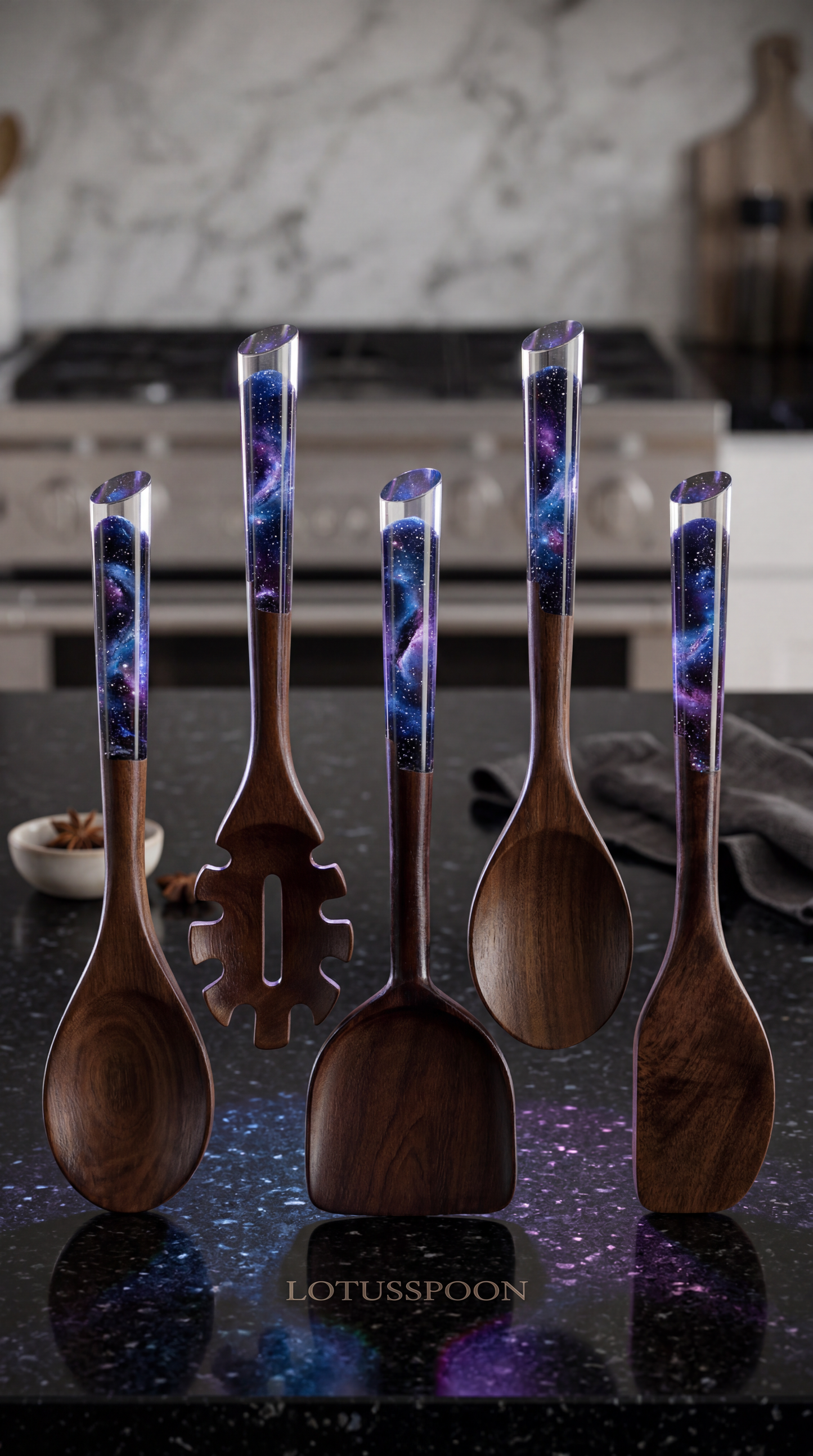 1/1 Collector’s Edition - Galaxy Flora 5 Parça Akasya Mutfak Seti - 1 Adet ile Sınırlıdır.
